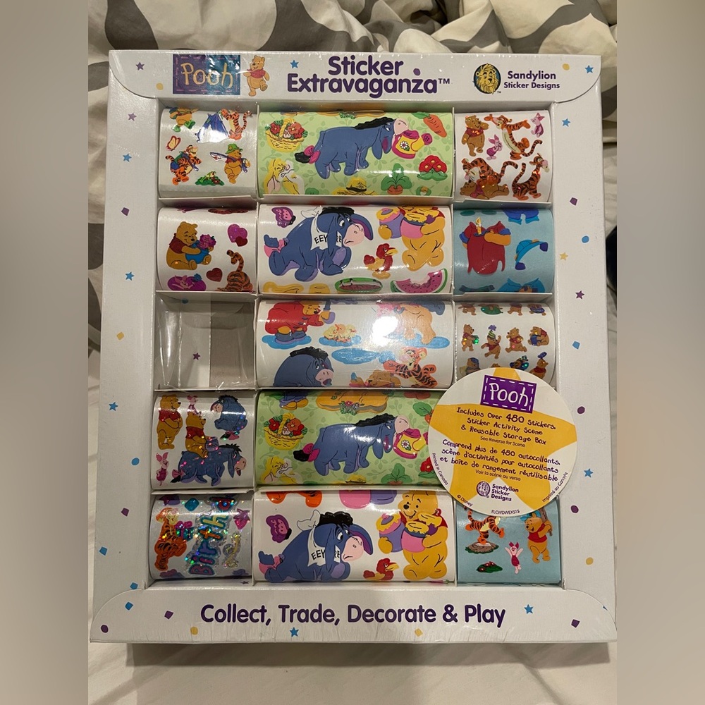 VTG Sandylion stickers Winnie the Pooh